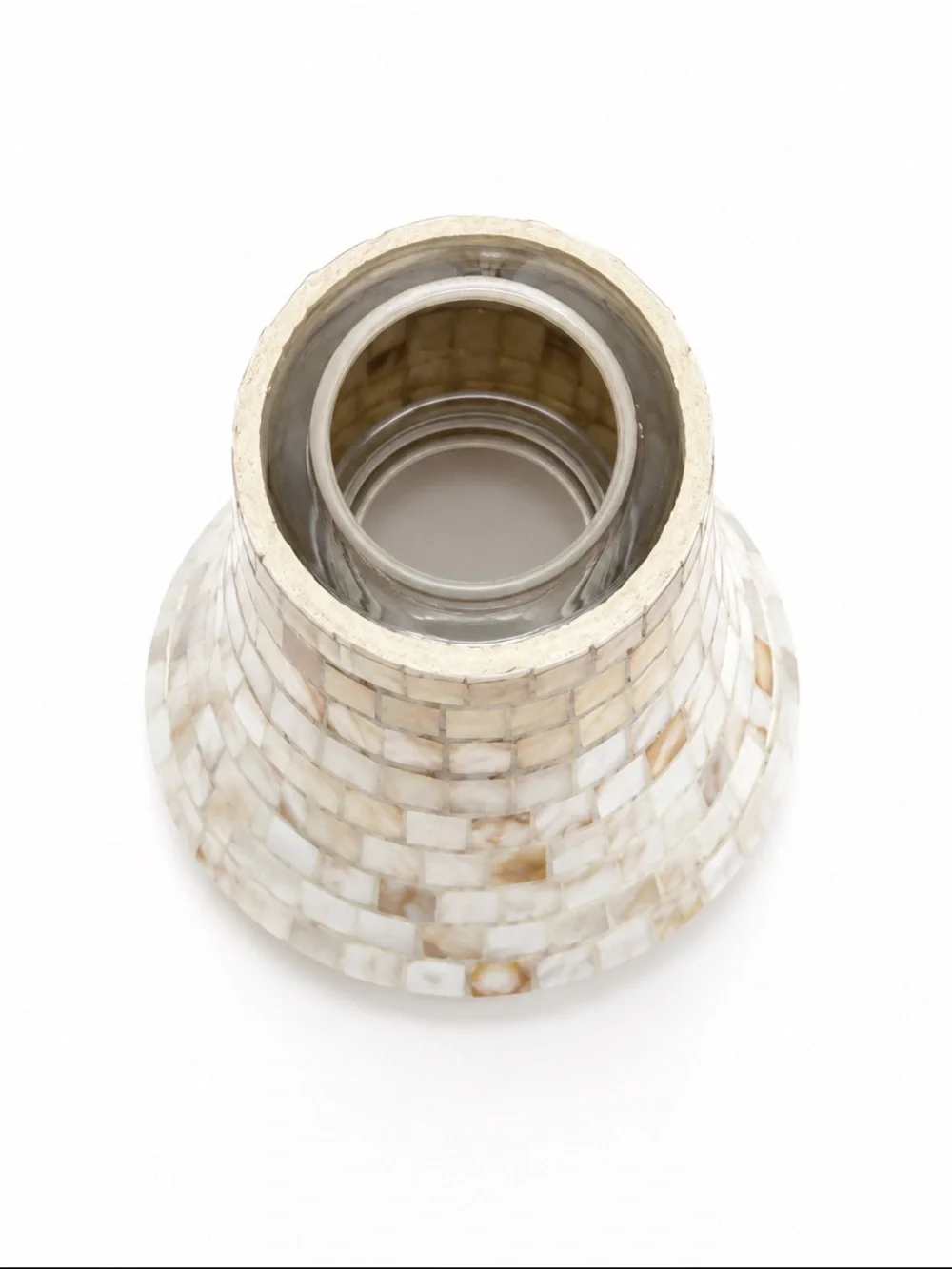 Yankee Candle 2013 Mother of Pearl Mosaic Large Jar Candle Shade Iridescent